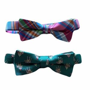 J. Khaki Bundle Multicolor Kids Bow Tie Set